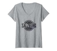 Womens Salzburg Austria - Official Salzburg Österreich V-Neck T-Shirt
