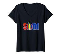 Womens Sami or Saami Heritage - Finland, Sweden, Norway V-Neck T-Shirt