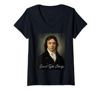 Women's Samuel Taylor Coleridge V-Neck T-Shirt