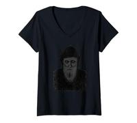 Women's San Charbel Makhlouf, Saint Charbel V-Neck T-Shirt