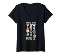 Women's Sanctus Traditional Latin Mass Catholic V-Neck T-Shirt