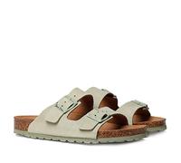 Women's Sandal in BIO Split Leather - Ghana - Mint, 7 UK - 40 EU