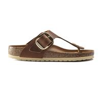 Women's sandals Birkenstock Gizeh Big Buckle Natural Leather Oiled Marron 43 Étroit