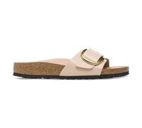 Women's sandals Birkenstock Madrid Big Buckle Natural Leather Patent Beige 41