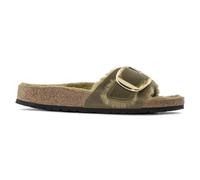 Women's sandals Birkenstock Madrid Big Buckle Shearling Oiled Leather Vert 39 Étroit