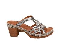Women's Sandals Block Heel Plus Size Pumps Open Toe Openwork Upper Geometric Cut Out Back Open Sole Slightly Thick City Style Casual Chic Spring Summer, 01 Silver, 9 UK