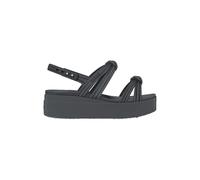 Crocs Women,Brooklyn Knot Low Wedge, Carbon, 8 UK Women
