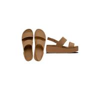 Crocs Flat sandals BROOKLYN LOW WEDGE in Beige 4