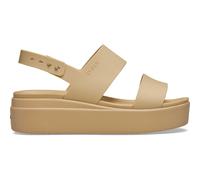 Crocs | Women | Brooklyn Low | Sandals | Cashew/Cashew | 5