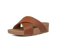 Fitflop lulu cross slide sandals - leather