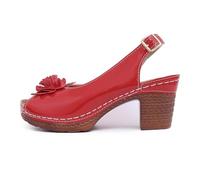 Womens Sandals Flower Open Toe Sandals Casual Platforms Heeled Bohemia Comfortable Summer Sandalias Shoes Unfussy Comfort for Sunny Days
