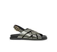 Geox Women D Adelash A Flat Sandal, Olive, 6 UK