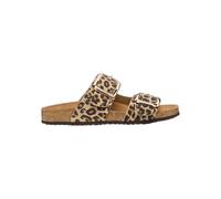 Geox Women's D BRIONIA R B Flat Sandal, Natural, 37 EU