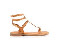 Les Tropéziennes par M. Belarbi Women's Flat Sandals CORALIE Brown UK 6