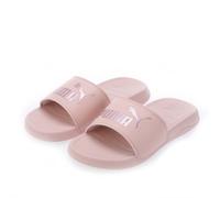 Women's Sandals Puma Adults Popcat Logo Slip on Sliders in Pink