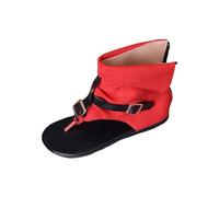Women's Sandals & Slides Round Toe Open Toe Back Zipper Flat Sandals Outdoor Boots Thong Slides Slip On Shoes Summer Holiday Beach Vacation Comfortable Lightweight Breathable Shoes Ladies 3.5-7.5