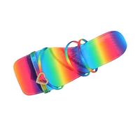 Women's Sandals & Slides Women Sandals Pattern Colorful Water Decoration Square Toe Open Toe Breathable Comfortable Non Slip Summer Beach Shoes