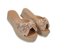 Women'S Sandals & Slides Women's Tie The Knot Sandal - 2.5 Inch Cushioned,Slip On Closure for Comfort & Style,Perfect for Casual & Dressy Outfits,All Day Wear