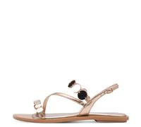 Tamaris Women’s sandal flat metallic 5 UK