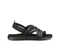 Teva Girls Voya Strappy Open Toe Sandals, Black Hera Black Hbk, 3 UK