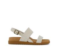 Toms Marin Slingback Textile Women's Natural Sandals UK 8