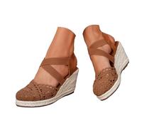 Women's Sandals Women's Comfortable Sandals, Women's Summer Closed Toe for Holidays, Elegant Style, Casual, Comfortable, Lightweight, Modern, Classic, Versatile, Slip On with Platform, Flexible