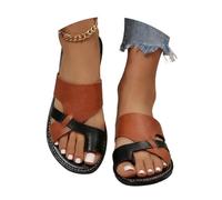 Womens Sandles Black Sandals for Women Walking Office Open Toe Wedge Ladies Espadrille Wedges Knotted Strappy Hessian Mid Heel Ankle Strap Orthopedic Sandal UK Pink Trainers Summer A-Brown Size 5.5