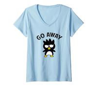 Womens Sanrio Badtz-Maru Go Away V-Neck T-Shirt