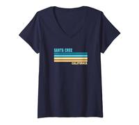 Womens Santa Cruz V-Neck T-Shirt