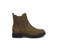 Womens Saoirse Faux Suede Chunky Sole Chelsea Boots Black UK Size 3-8 Casual