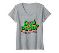 Womens Sarcastic Mexicans Street Spanish Slang Spanglish Chicano V-Neck T-Shirt