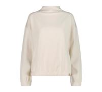 Women's satin modal high-neck sweatshirt CMP Blanc L