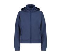 Women's Satin Modal Zip-Up Sweatshirt CMP Bleu M