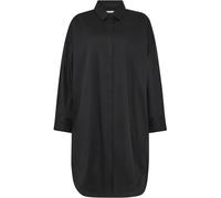 Women's satin shirt dress KnowledgeCotton Apparel Noir XS