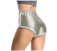 Womens Satin Shorts Summer Quick Dry Sports Booty Dolphin Short Sleep Pajama Athletic Running Yoga Gym Hot Pants 2026