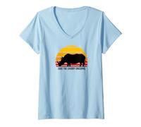 Women's Save the Chubby Unicorns V-Neck T-Shirt