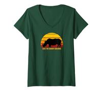 Women's Save the Chubby Unicorns V-Neck T-Shirt