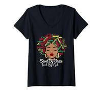 Women's Saved by Grace Loved by God V-Neck T-Shirt