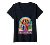 Womens Say No to Hate Sarcastic Retro Vintage Funny Adult Humor V-Neck T-Shirt