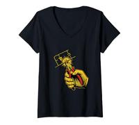 Women's Scale Model Builder Nippers Sprue Cut Hobby V-Neck T-Shirt