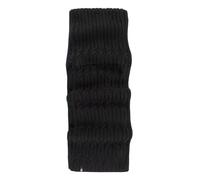 Women's Scarf Cable Ribbed Knit Thermal HEAT HOLDERS Ulriken in Black/Grey/Cream