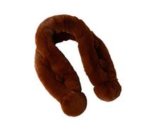 Womens Scarf Fur Shoulder Shawl Teacher Gifts for Women Active Workout Winter Fashion Faux Scarf Female Outdoor Warm Imitation Rabbit Two Tube Plush Scarf Womens Clothing Sale Clearance Uk