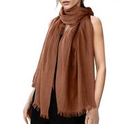 Womens Scarf Lightweight - Women's Versatile All-Season Scarf Elegant Solid Beach Wrap Fashion Accessory