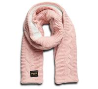 Superdry Cable Scarf Pink Woman