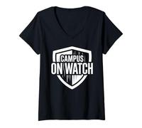 Women's School Resource Officer SRO Campus Officer School Safety V-Neck T-Shirt