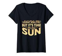 Women's School was Fun But It's Time for Some Sun Beach Summer V-Neck T-Shirt