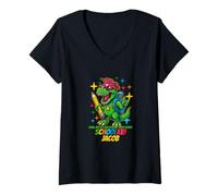 Womens Schoolkid Jacob Loud, Bright and Rockin´ Personalized V-Neck T-Shirt
