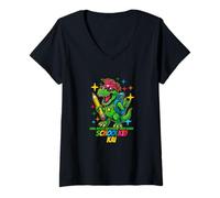 Womens Schoolkid Kai Loud, Bright and Rockin´ Personalized V-Neck T-Shirt