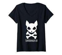 Women's Schrödingers Katze Schrödingers Cat V-Neck T-Shirt