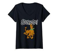 Women's Scooby Doo Big Logo V-Neck T-Shirt
